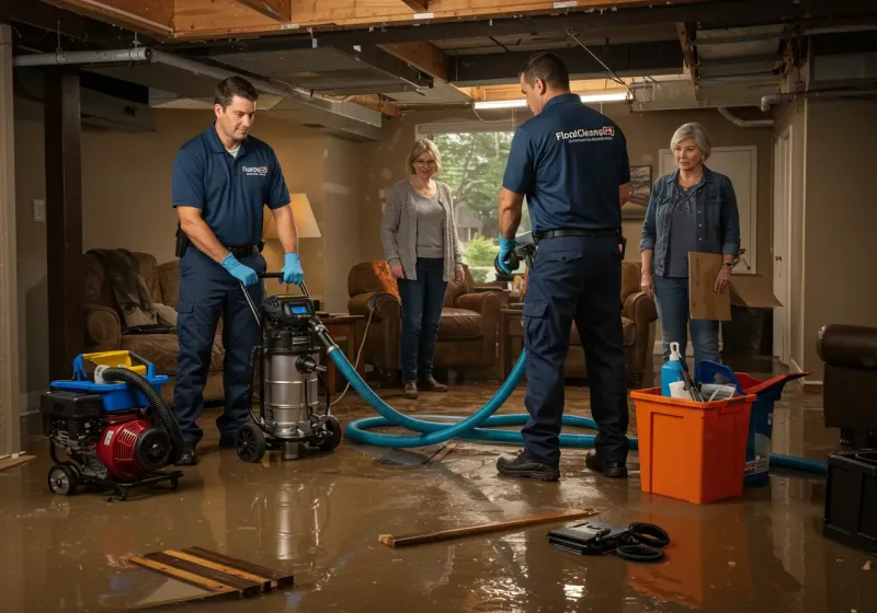 Basement Water Extraction and Removal Techniques process in Bruce, MS